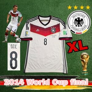 Adidas Germany Mesut Ozil #8 2014 World Cup Final Jersey Mens XL